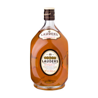 Lauders Scotch Whisky.  40% alk.. 1 l