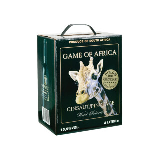 Game of Africa, rødvin, Syd Afrika, 3l BiB