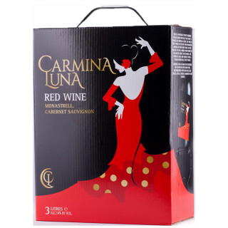 Carmina Luna rødvin 3l BIB