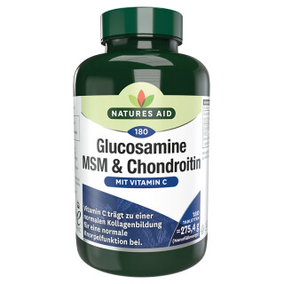 Glucosamin MSM & Chondroitin, 180 tabletter