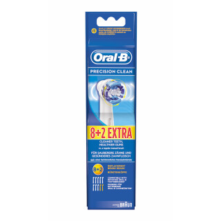 Oral B, Precision Clean, 8 + 2 ekstra børstehoveder